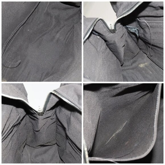 HERMES Her Line Add PM Backpack Canvas Gray Silver Auth - Picture 16 of 16